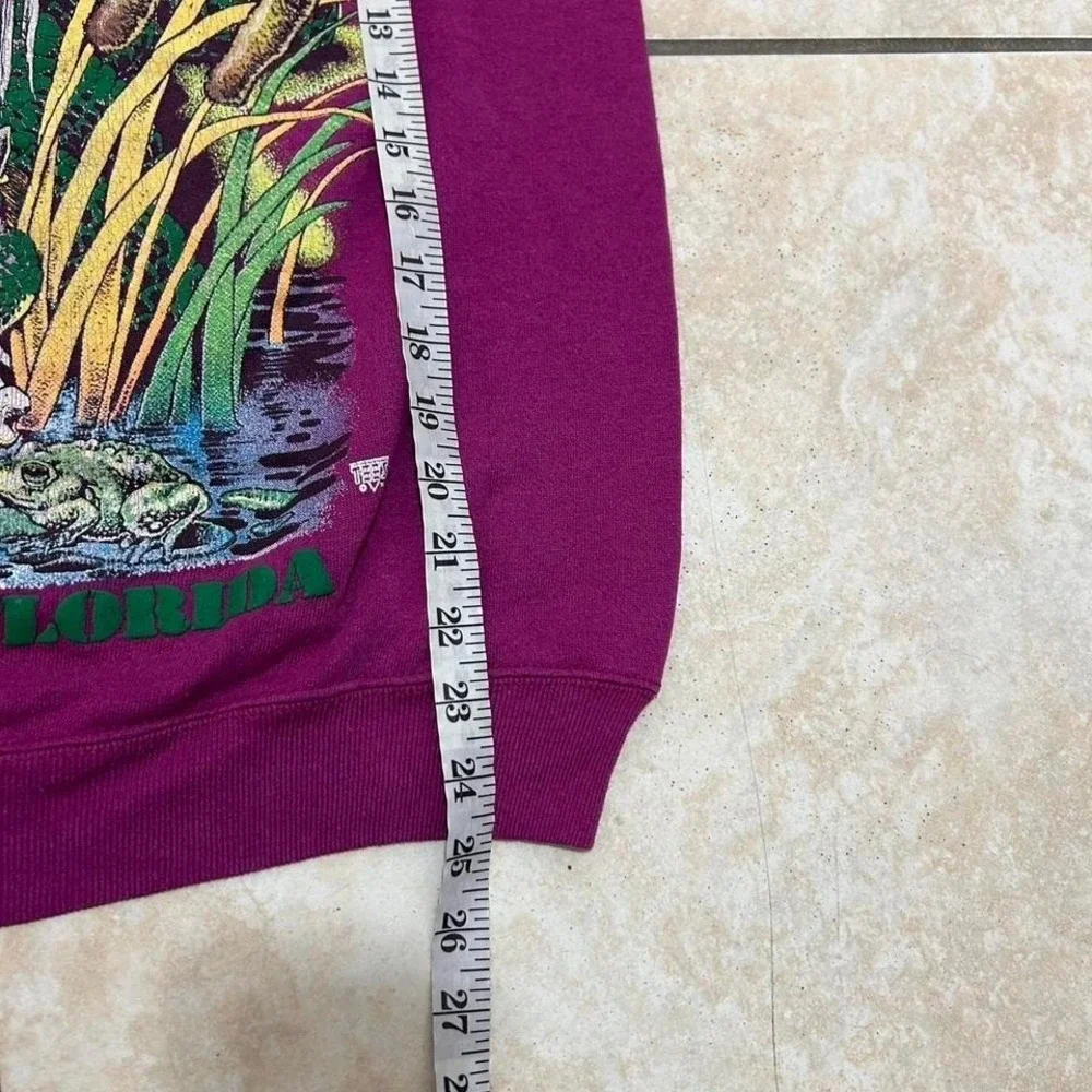 Vintage 90s Tultex Guard Dog Gator Florida Crewneck - Picture 6 of 6